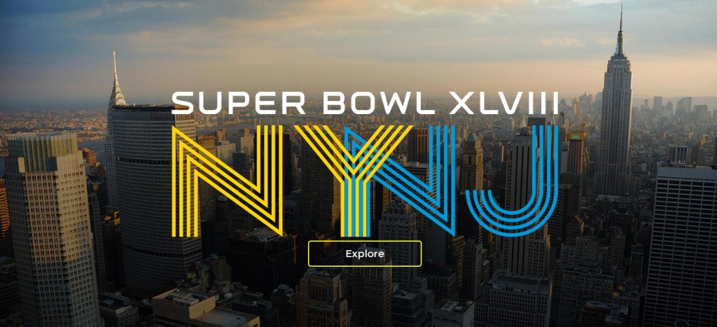 Super Bowl week 2014, in New York and New Jersey.